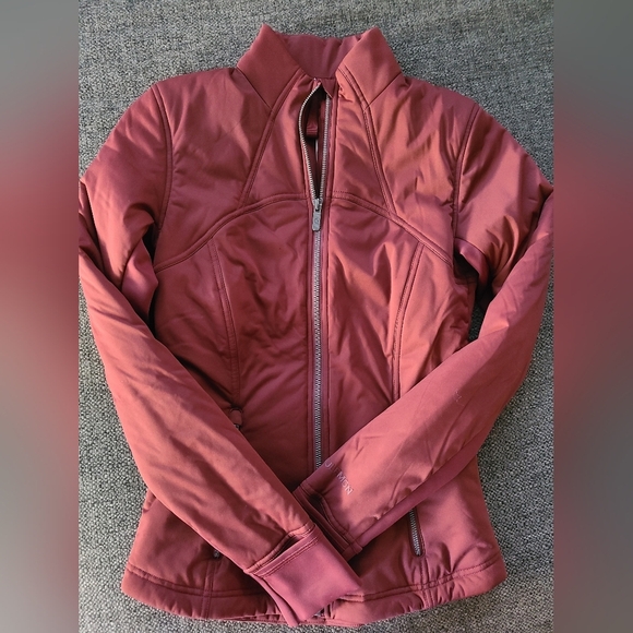 Lululemon Dynamic Movement Jacket Insulated Water Repellent Savannah sz. 4 - Picture 2 of 9